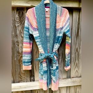 Womens colorful sweater, Sundance